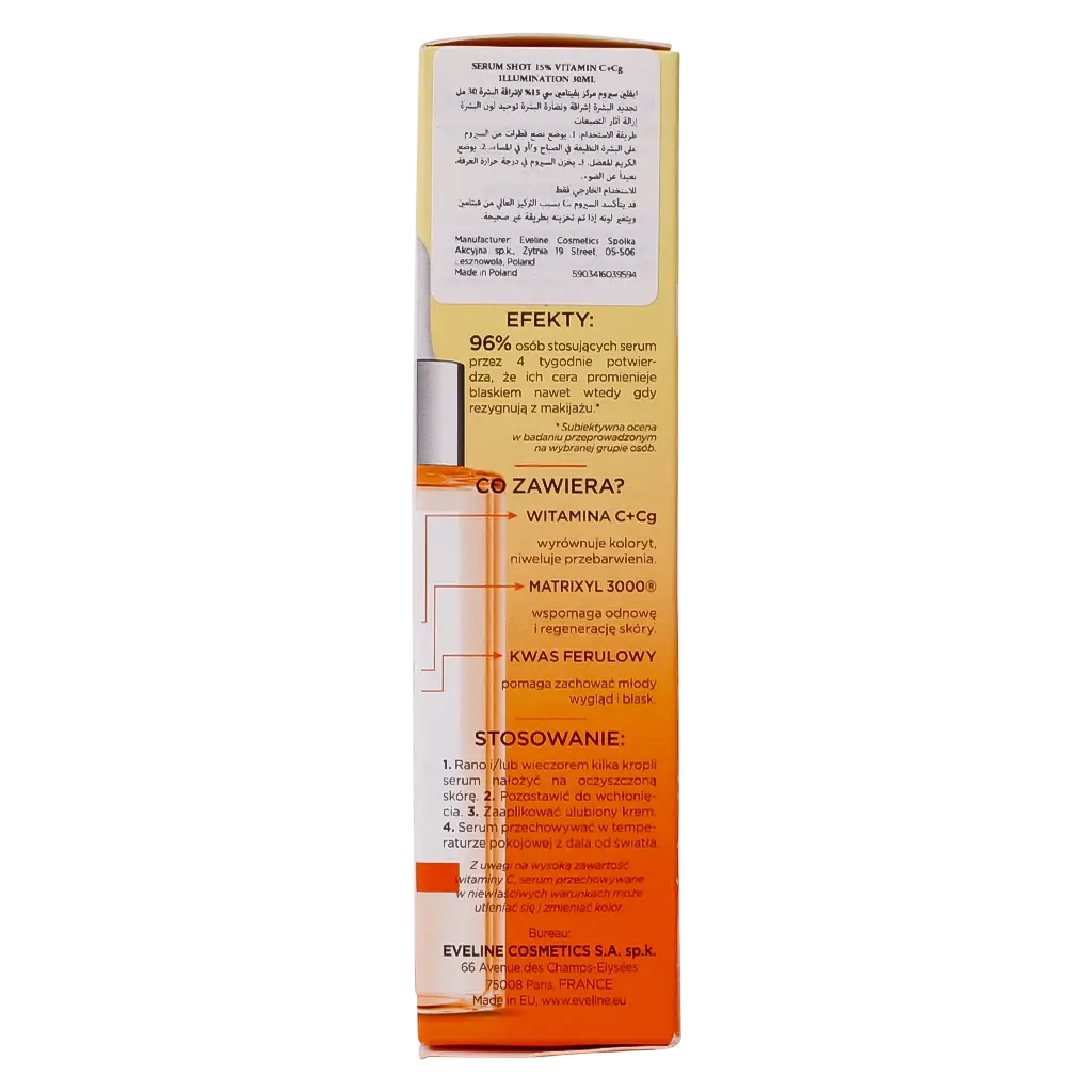 Eveline Serum Shot 15% Vitamin C+Cg Illumination 30 ml - view 5