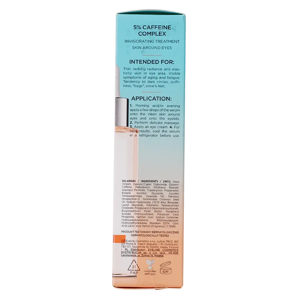Eveline Serum Shot 5% Caffeine Puffiness Reduction 30 ml - view 4