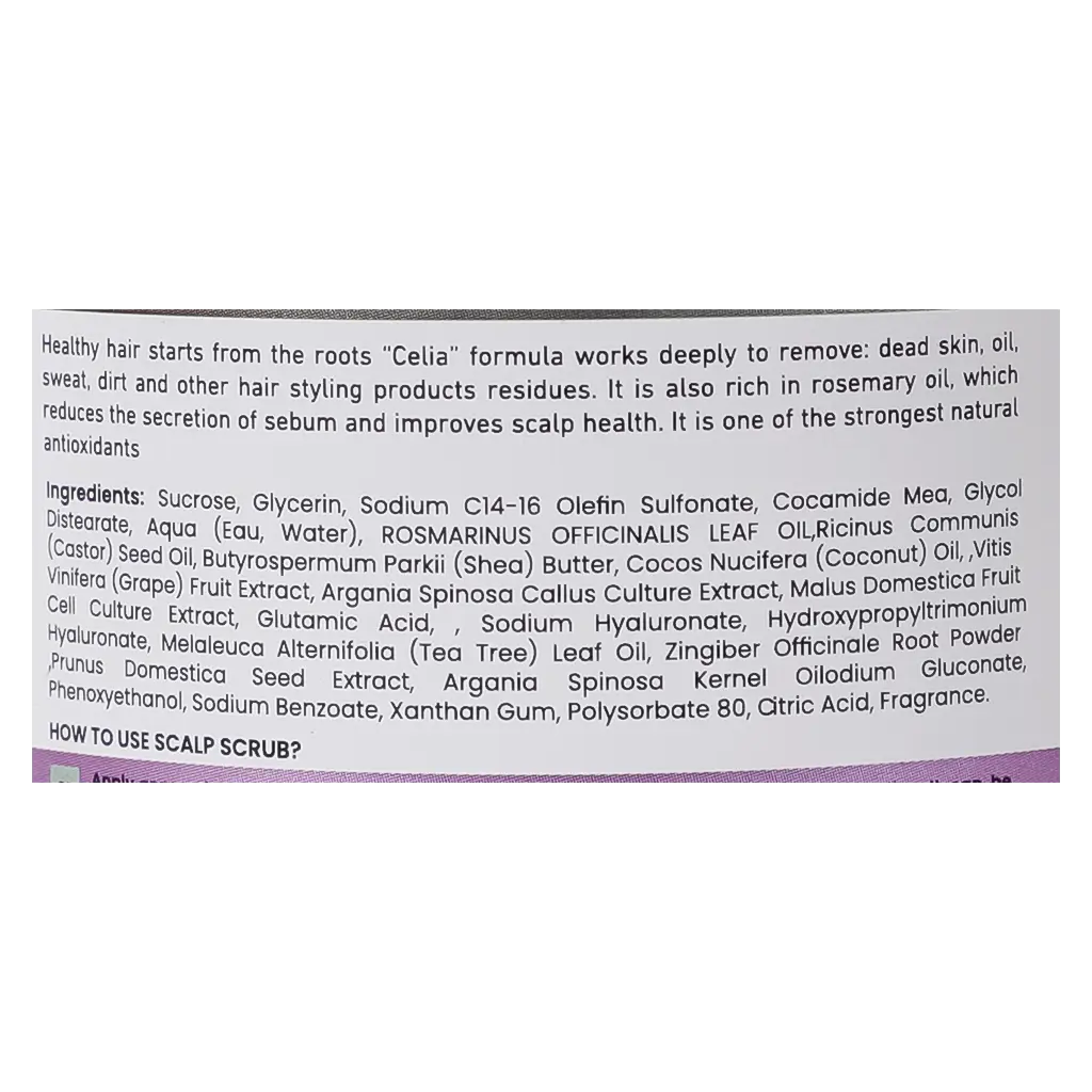 Celia Rosemary And Lavender Scalp Scrub 215 gm - view 4