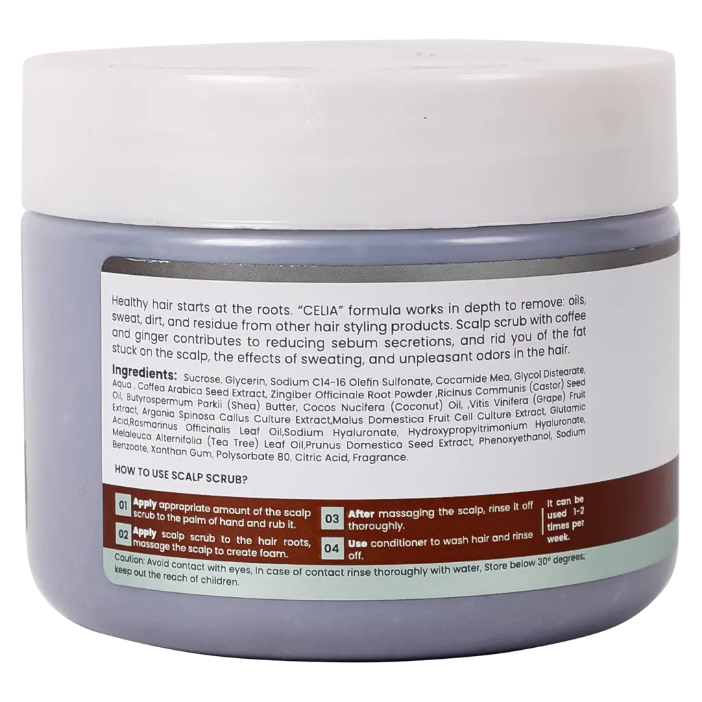 Celia Scalp Scrub With Coffee & Ginger 215 gm - view 3