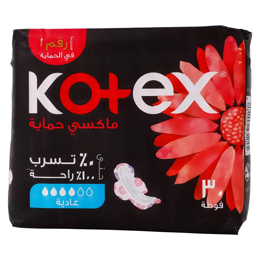 Kotex Maxi Pads Normal with Wings 30'S - view 2