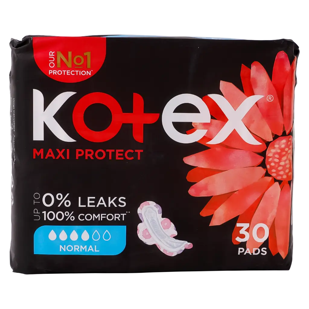 Kotex Maxi Pads Normal with Wings 30'S - view 3