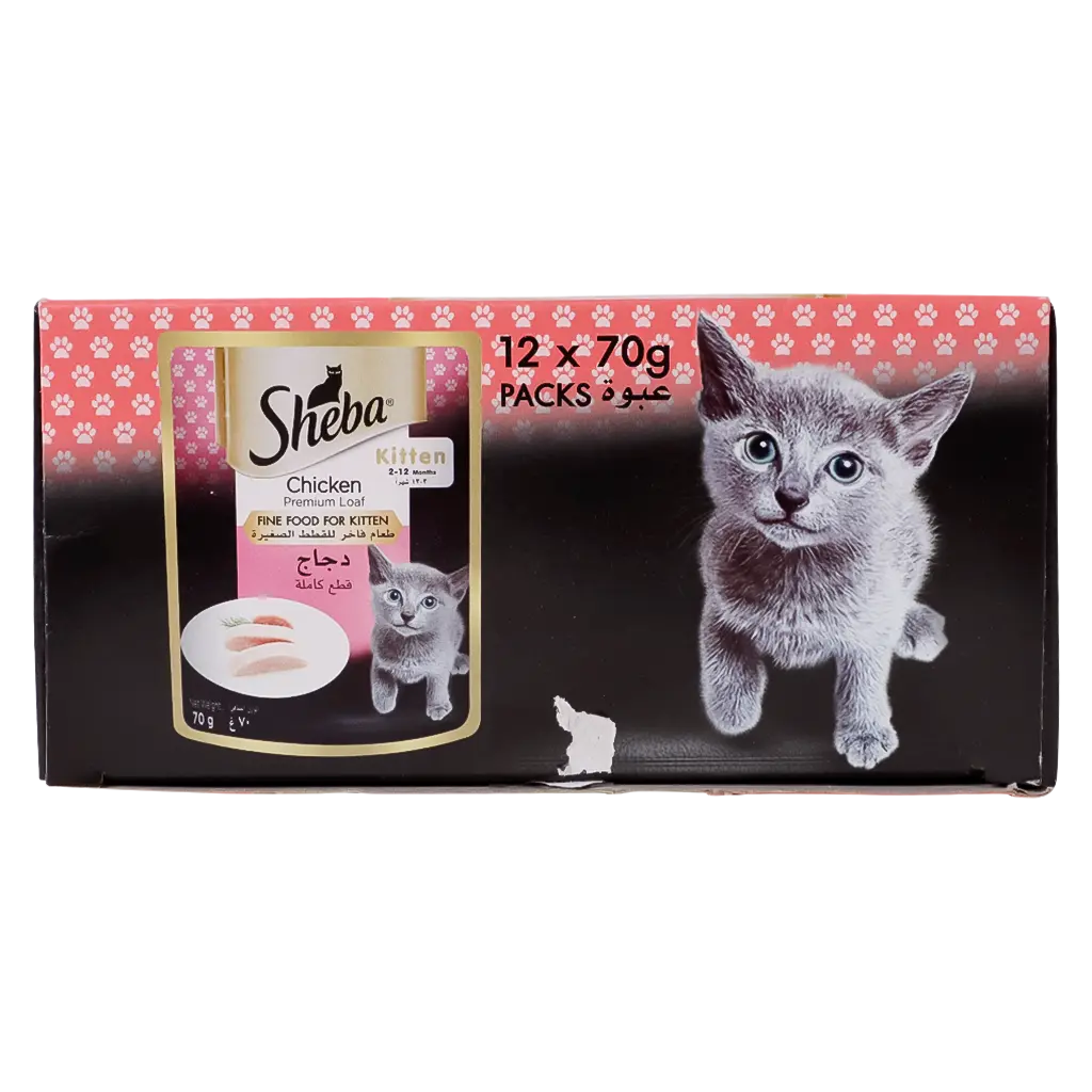 Sheba Kitten Chicken 70 gm12Pack - view 3