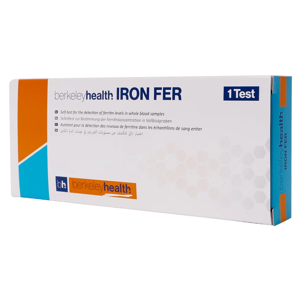 Berkeley Health Home Rapid Self Test Iron Fer in 1 Test