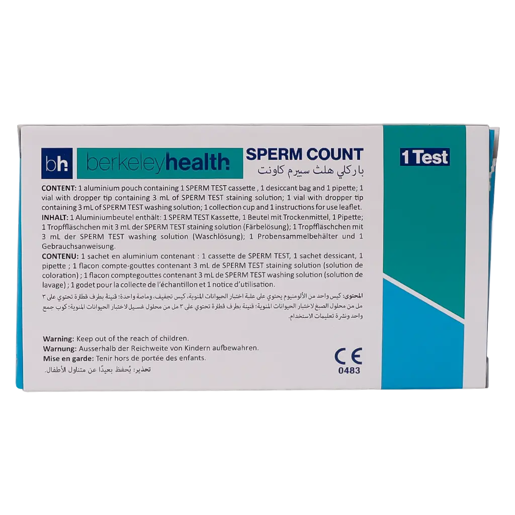 Berkeley Health Home Rapid Self Test Sperm Count 1 Test - view 4