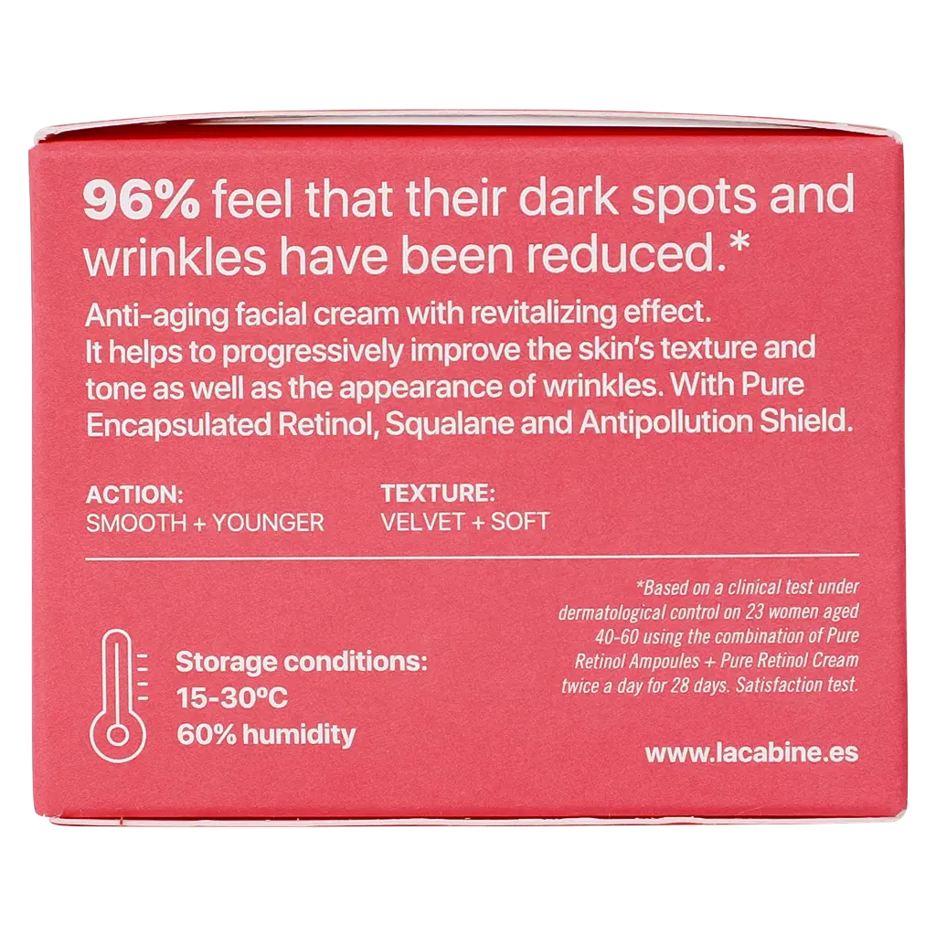 La Cabine Crema Facial Pure Retinol Multi Idioma 50 ml - view 4