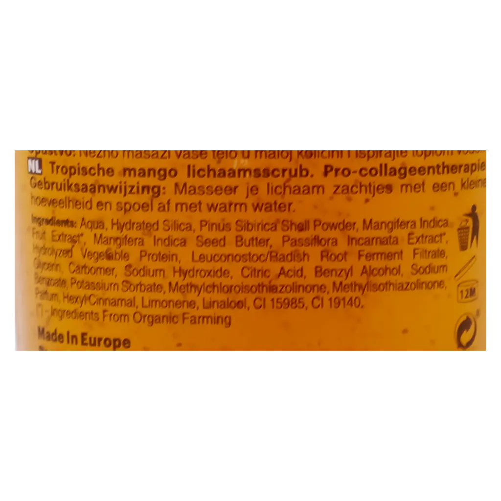 Organic Shop Tropical Mango Body Scrub Pro Collagen Therapy 200 ml - view 4