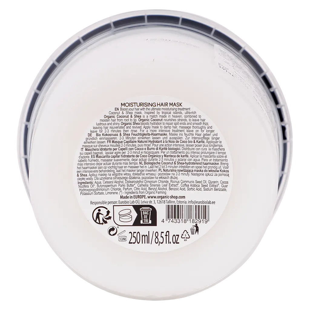 Organic Shop Coconut & Shea Hair Mask 250 ml - view 5