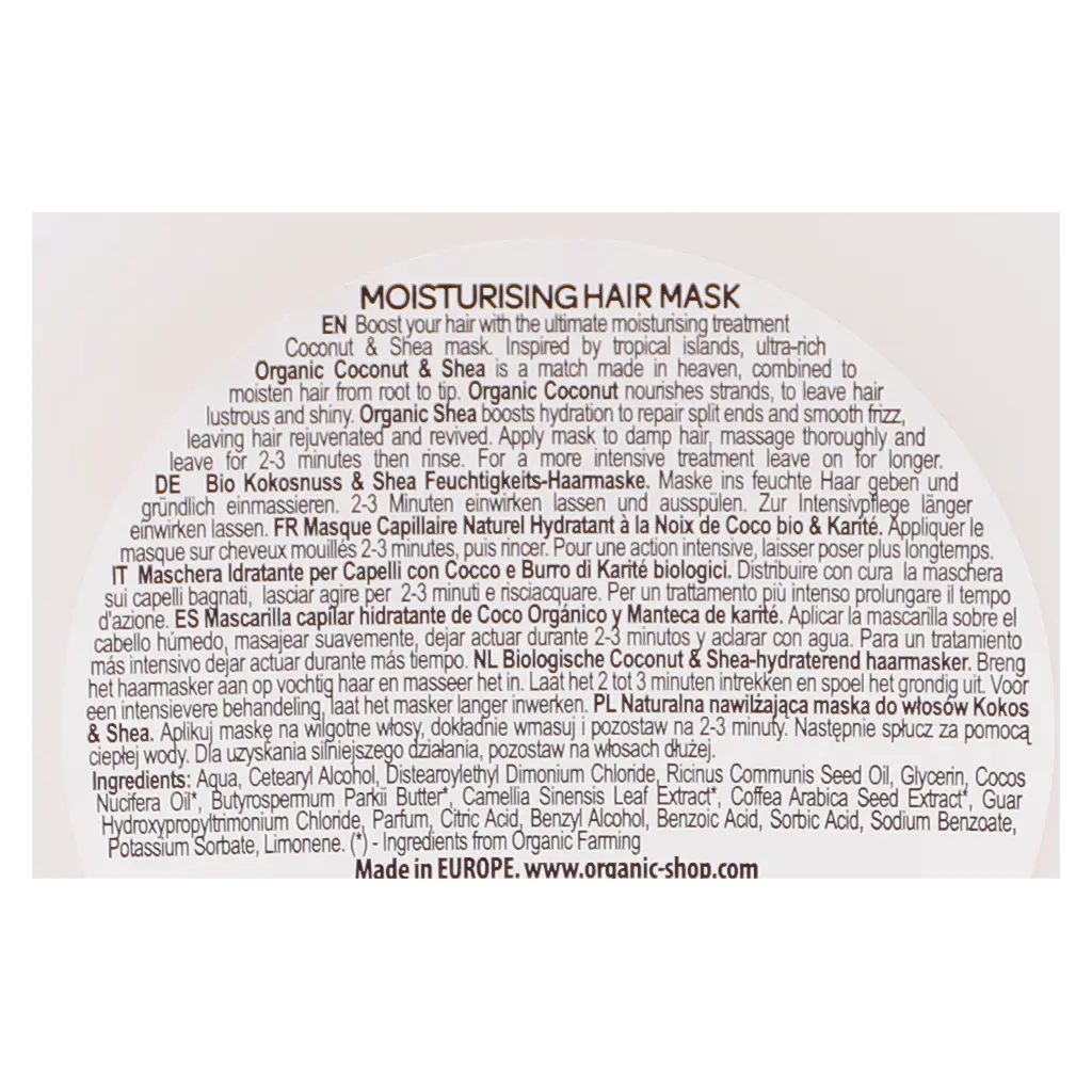 Organic Shop Coconut & Shea Hair Mask 250 ml - view 6