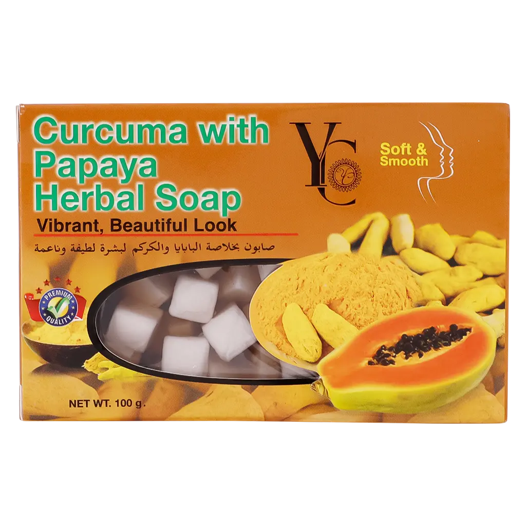Yc Curcuma With Papaya Herbal Soap 100 gm - view 2