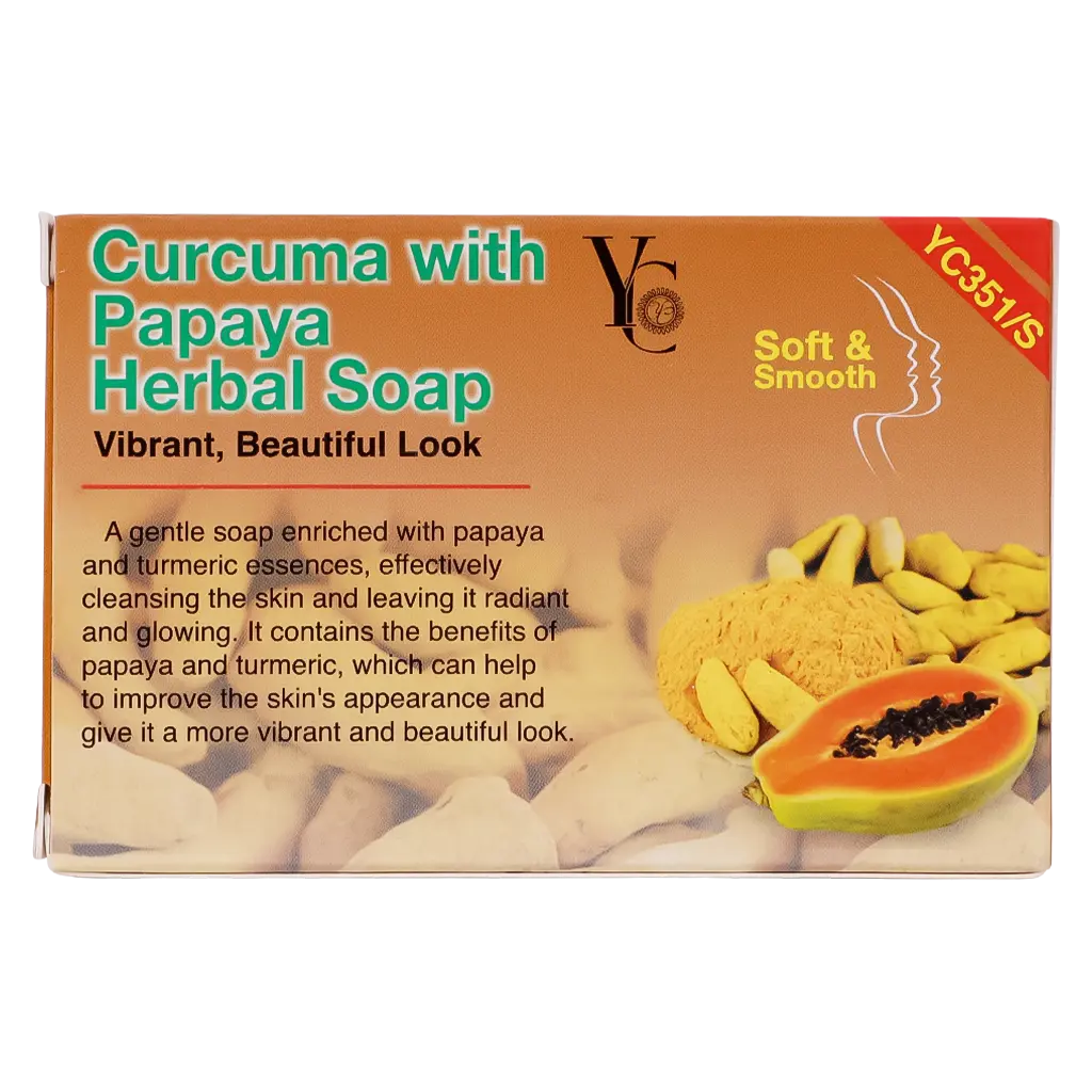 Yc Curcuma With Papaya Herbal Soap 100 gm - view 3