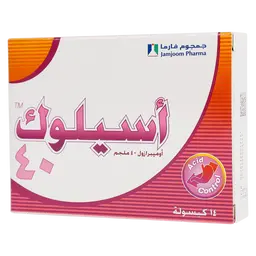 اسيلوك 40مجم 14كبسولة