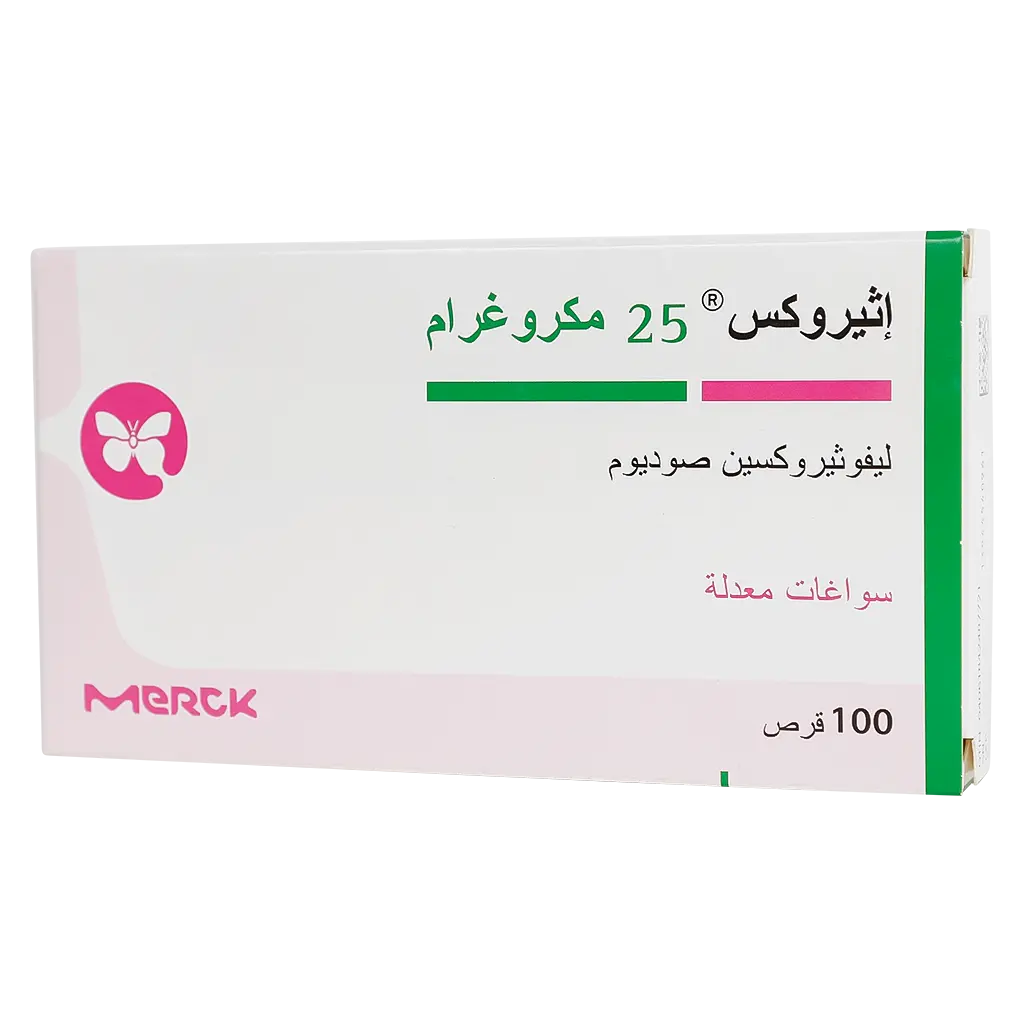 اثيروكس 25 مكجم 100 قرص - view 1
