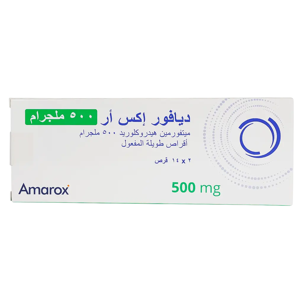 ديافور اكس ار 500 ملغ 28 قرص - view 2