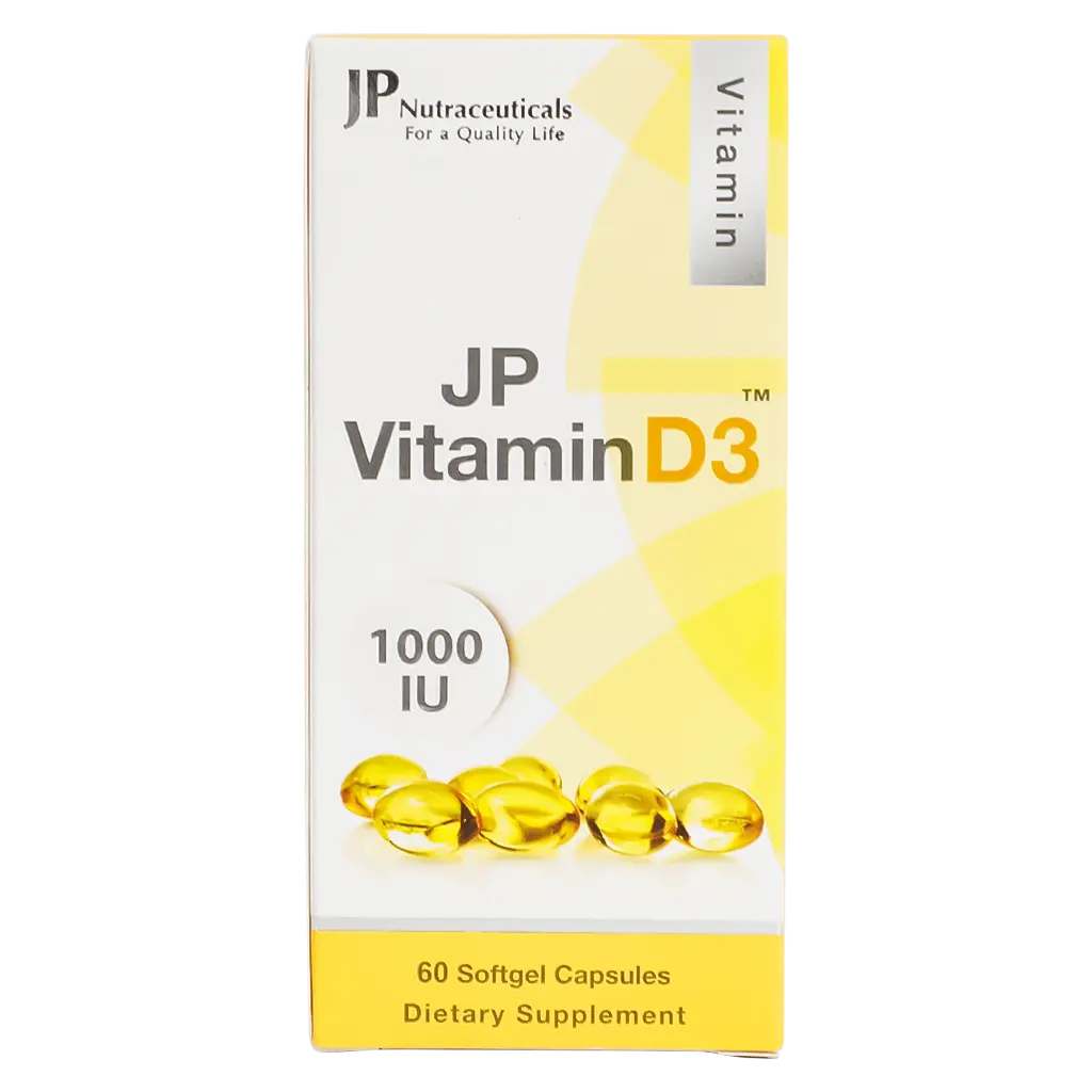 Jp Vitamin D3 1000 Iu 60 Capsules - view 3