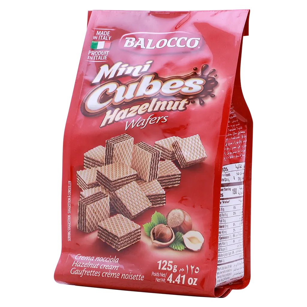 Balocco Mini Cubes Italy Hazlnut 125 gm - view 1