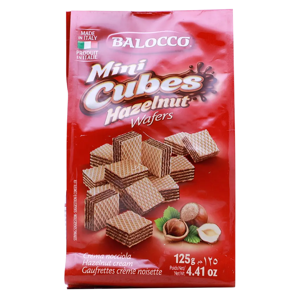 Balocco Mini Cubes Italy Hazlnut 125 gm - view 2