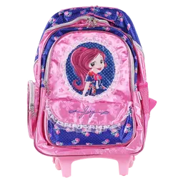 Jory Girle School Trolly Bag With Pencil Case and Lunch bag  16 inch
