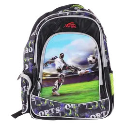 Fares Football School Bag With Pencil Case and Lunch bag  13 inch