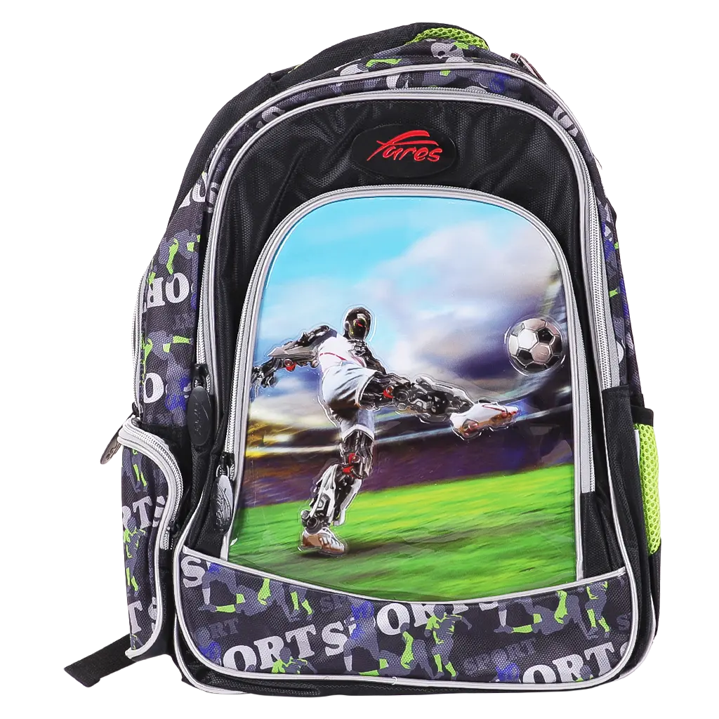 Fares Football School Bag With Pencil Case and Lunch bag  13 inch - view 1