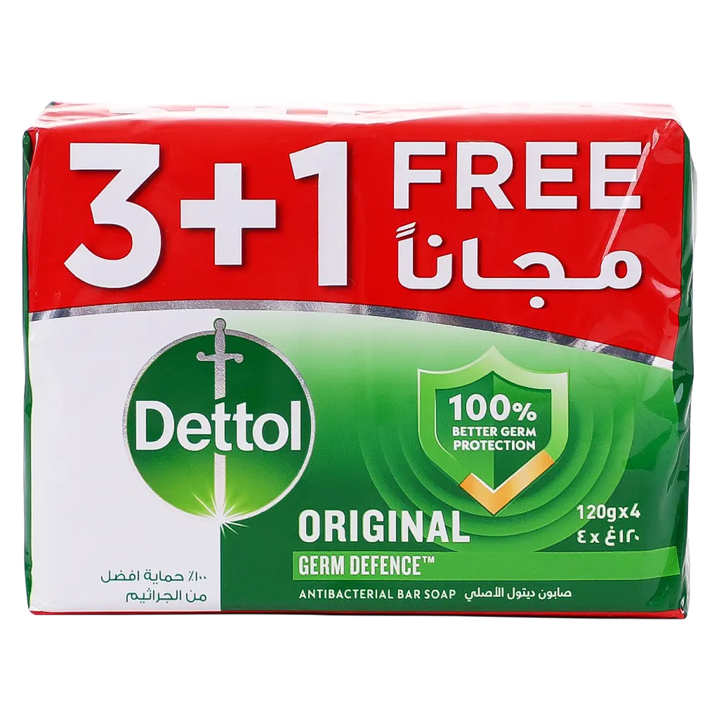 Dettol Original Bar Soap 4 pcs 120 gm - view 2
