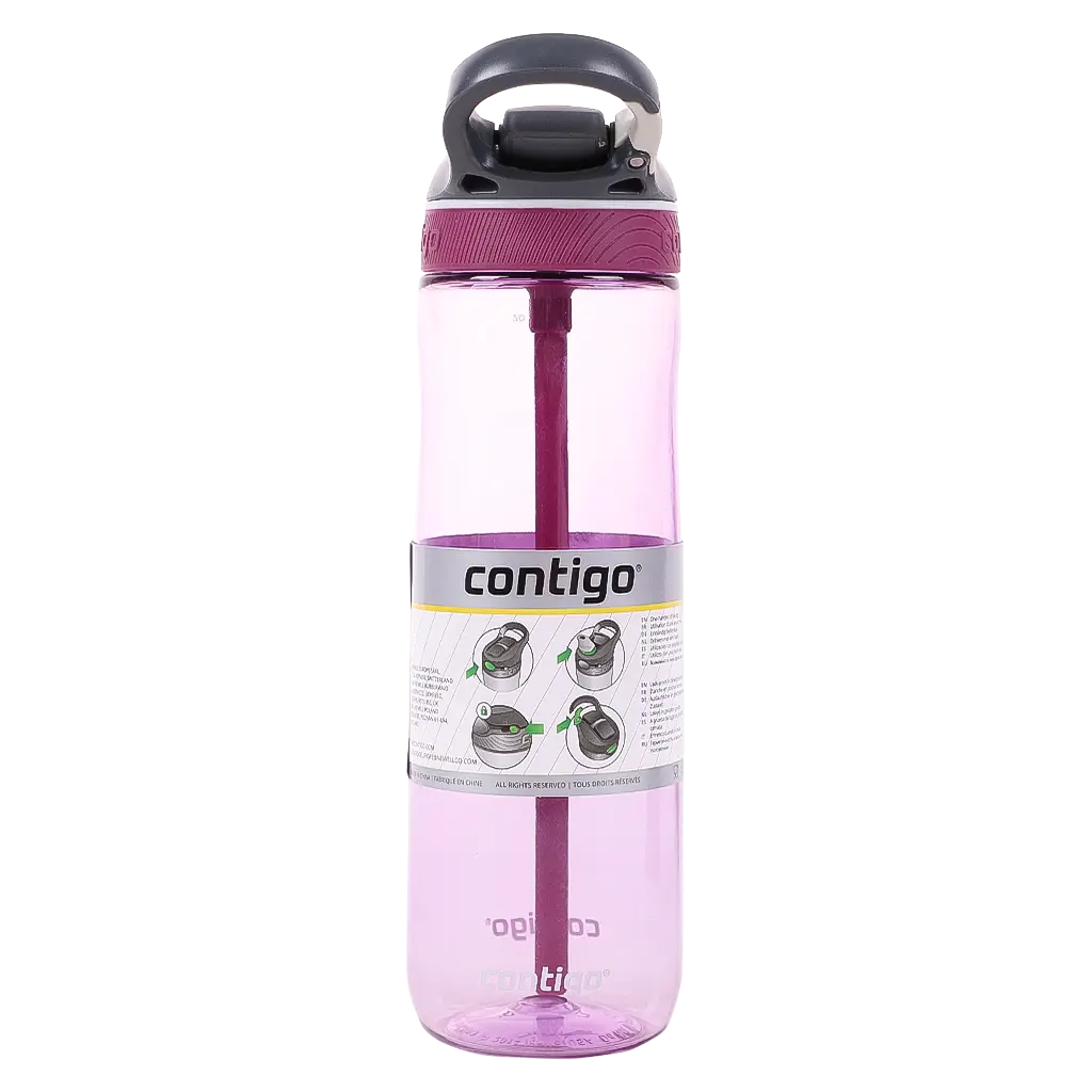 Contigo Water Bottle Plastic 720ml Purple  - view 2