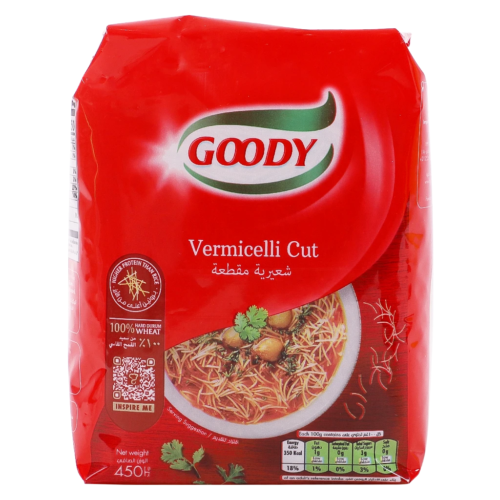 Goody Pasta Vermicelli Cut 450 gm