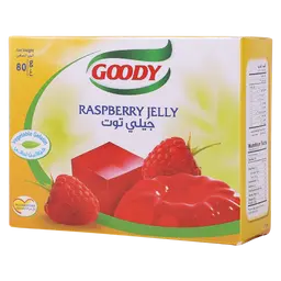goody gelatin Rasperry 80 gm
