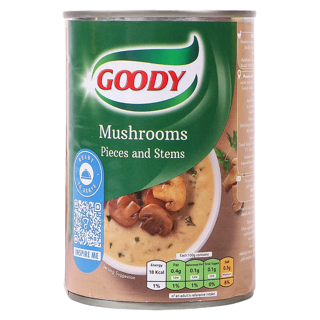 Goody Mushrooms Pieces And Stems 400 gm - view 2