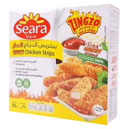 سيارا ستربس الدجاج الحار 350 جم