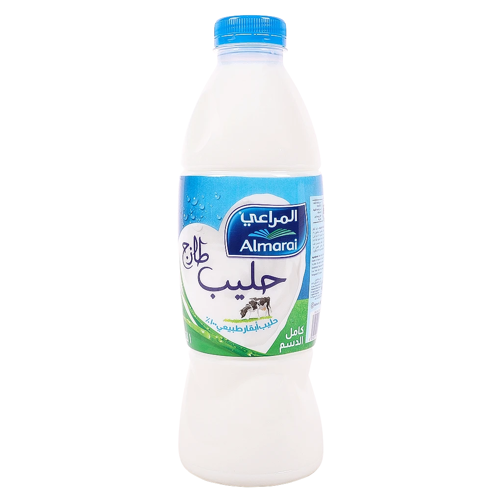 المراعي حليب طازج كامل الدسم 1 لتر