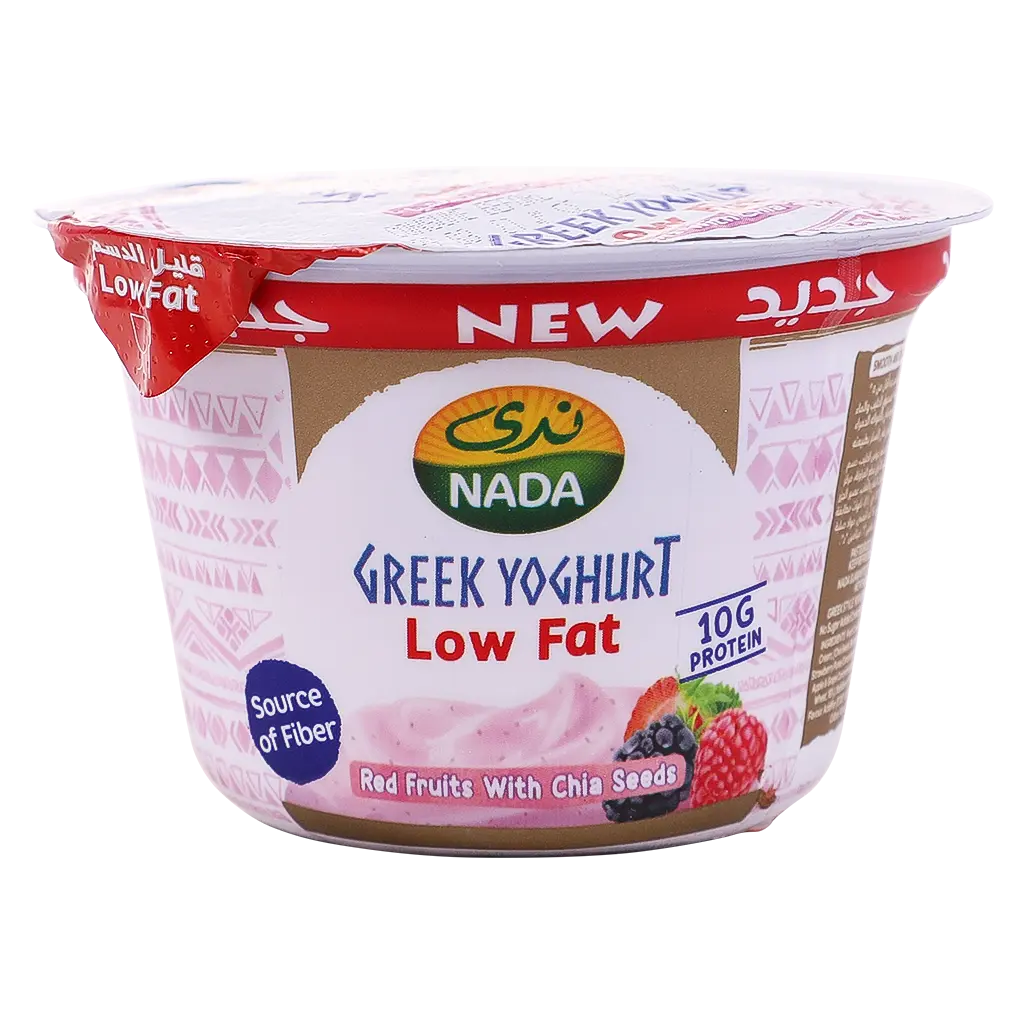 Nada Greek Yoghurt Low Fat Red Fruits & Chia Seeds160 gm - view 2