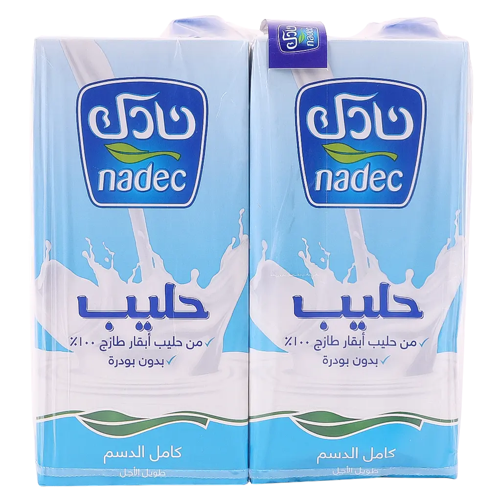 Nadec Full Fat Milk Long Life 4 pcs 1 L - view 2