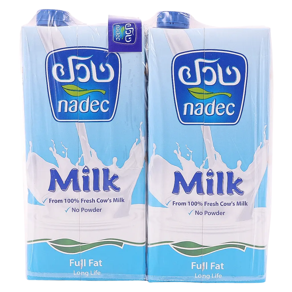 Nadec Full Fat Milk Long Life 4 pcs 1 L - view 3