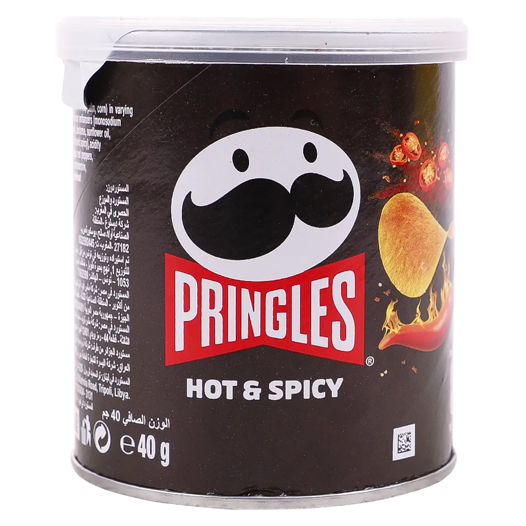 Pringles Potato Chips Hot & Spicy 40 gm - view 1