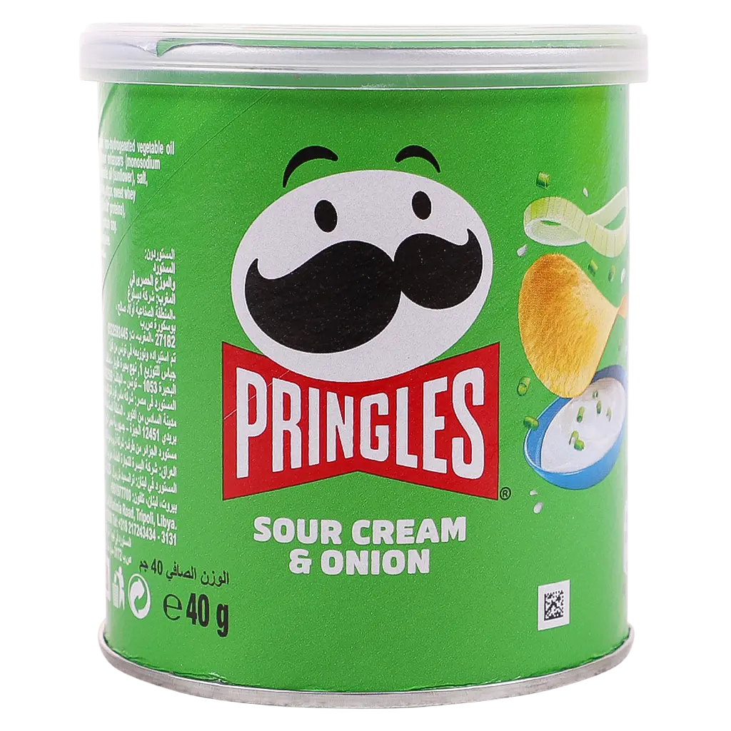 Pringles Potato Chips Sour Cream & Onion 40 gm - view 1