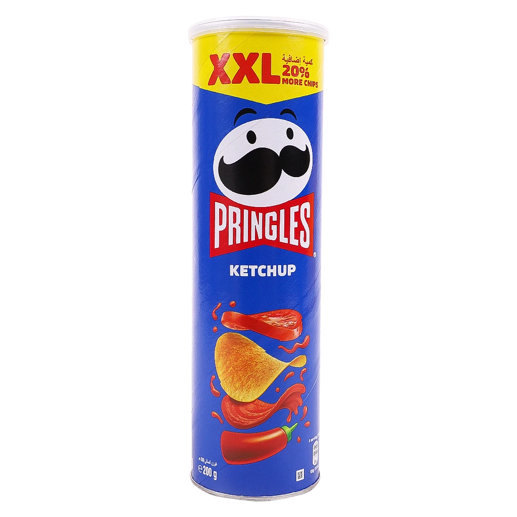 Pringles Potato Chips Ketchup Flavour 200 gm