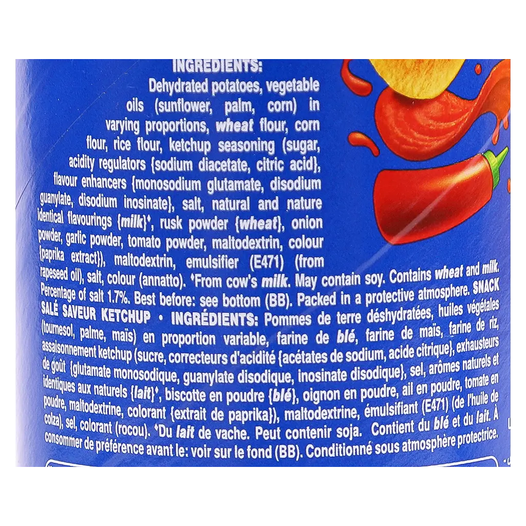 Pringles Potato Chips Ketchup Flavour 200 gm - view 3