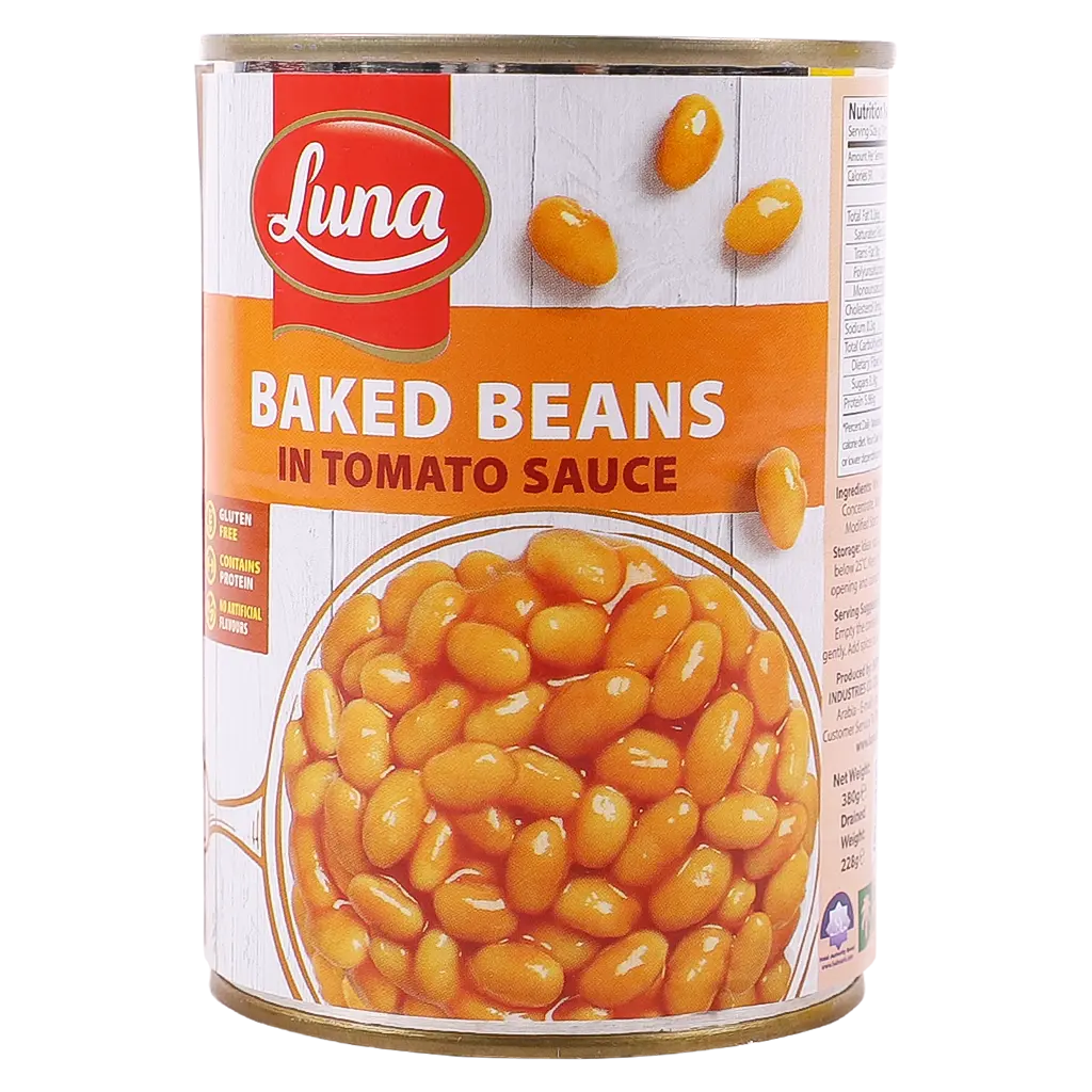 Luna beked Beans With Tomato 380 gm - view 2