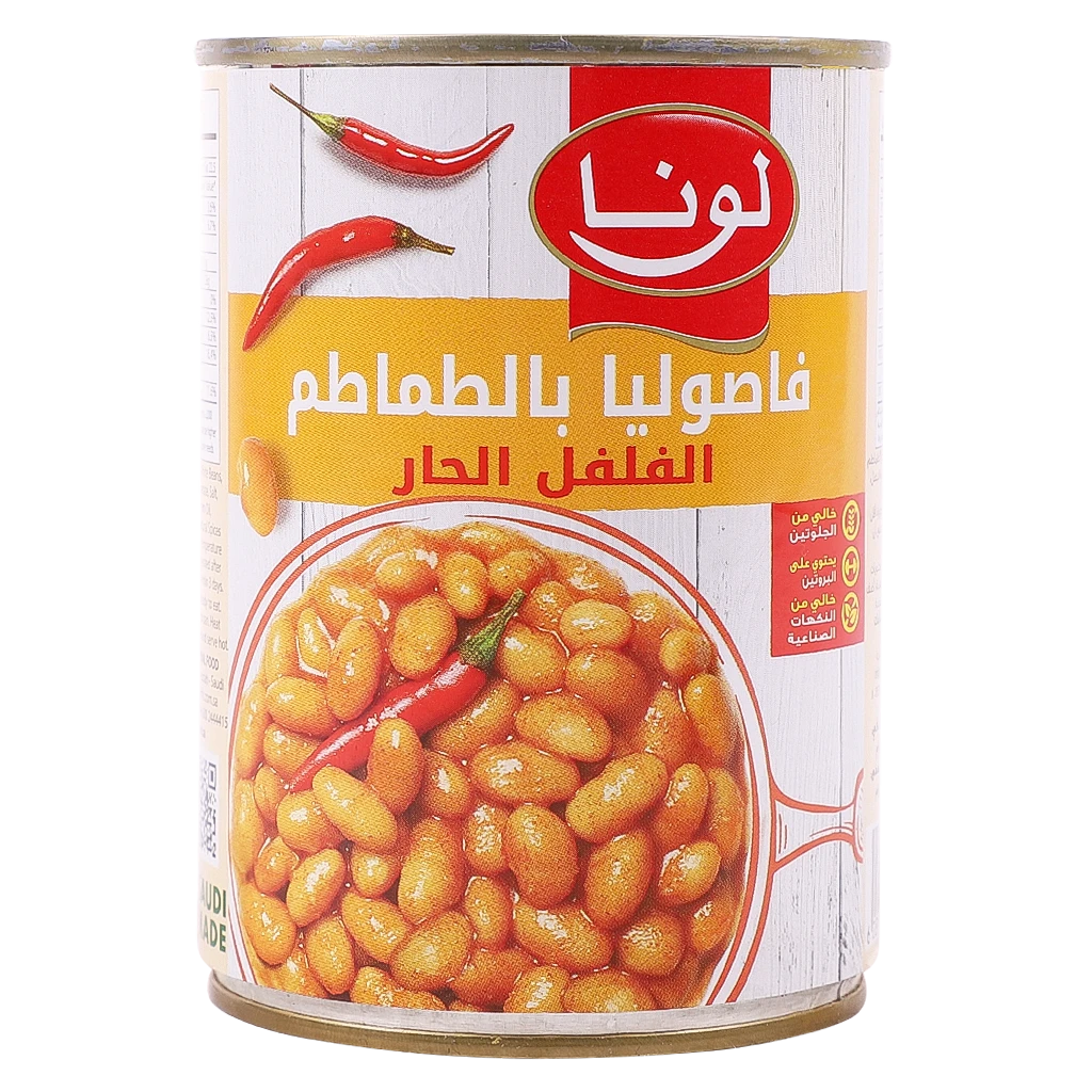 Luna Baked Beans With Tomato Sauce & Chili 380 gm