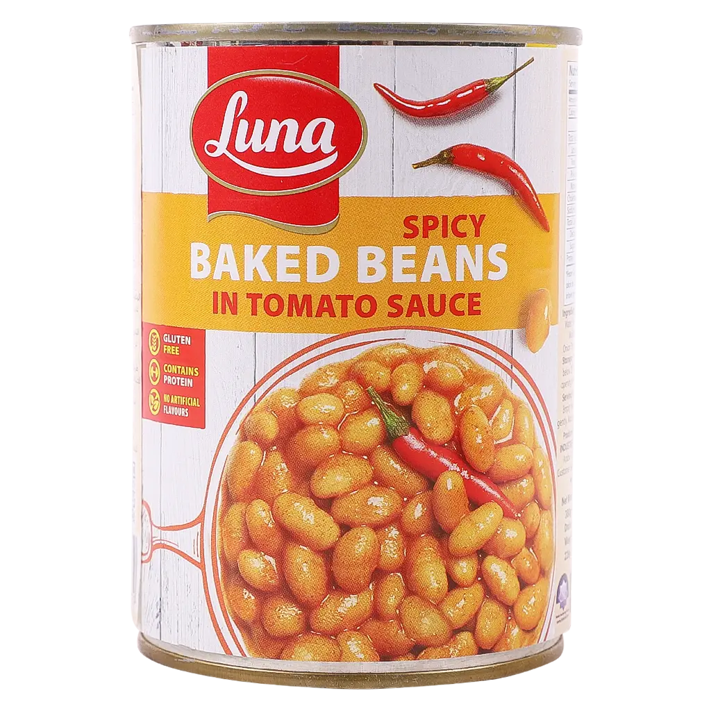 Luna Baked Beans With Tomato Sauce & Chili 380 gm - view 2