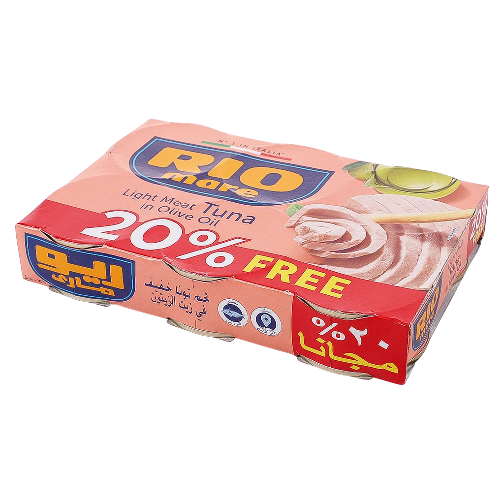 Rio Mare Tuna With Olive Oil 6 Pcs 80 gm + 20% Off