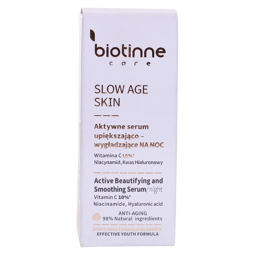 Biotinne Care Slow Age Skin Active Beautifying & Smoothing Night Serum 30 ml - view 2