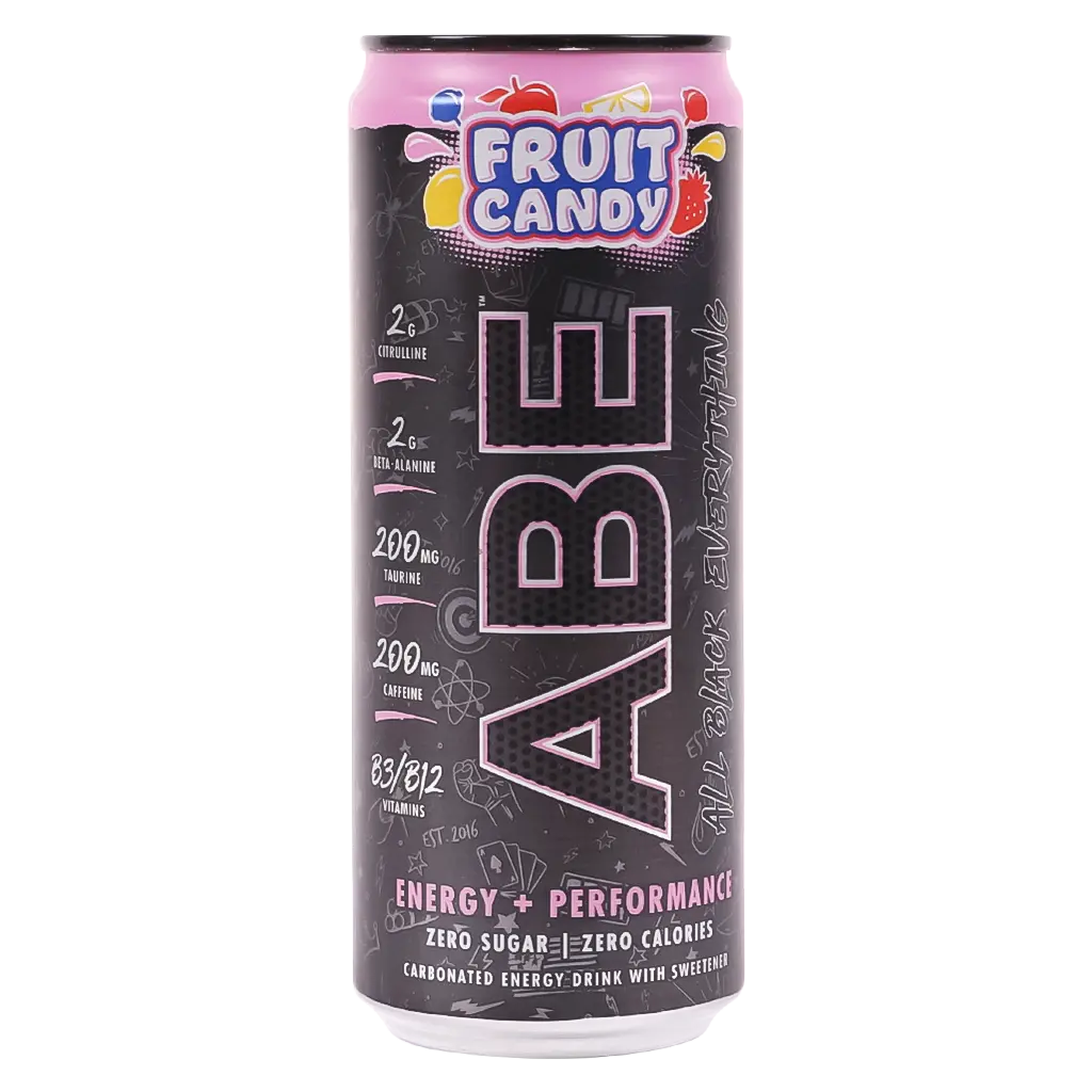 Applied Nutrition Abe Energy Drink Zero Calories Fruit Candy Flavour 330 ml - view 1