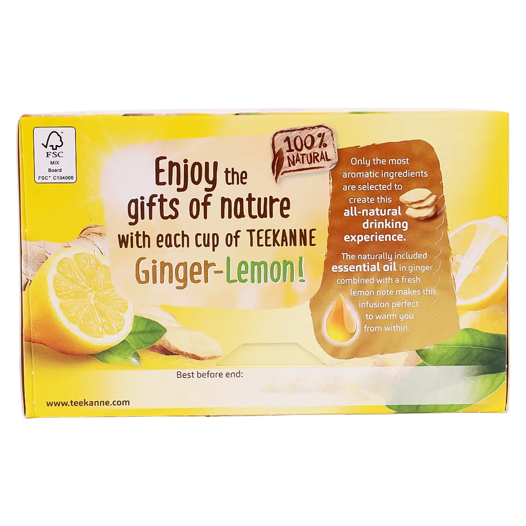 Teekanne Ginger Lemon Tea 1.75 gm 20 bags - view 4
