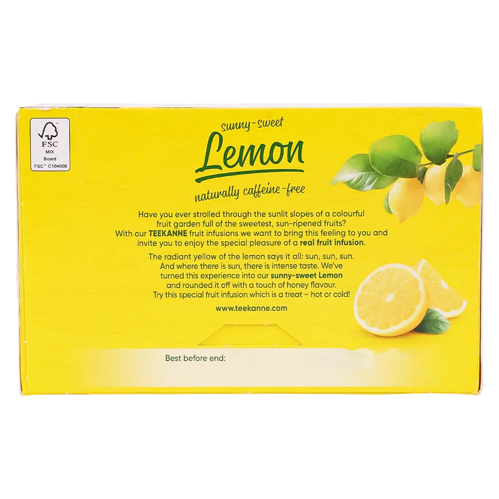 Teekanne Lemon Tea 2.25 gm 20 bags - view 4