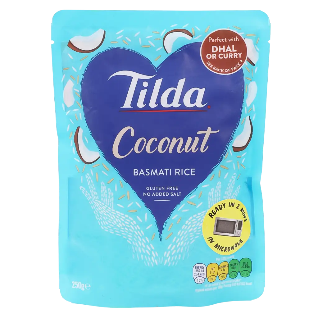 Tilda Steamed Coconut Basmati Rice 250G - view 1