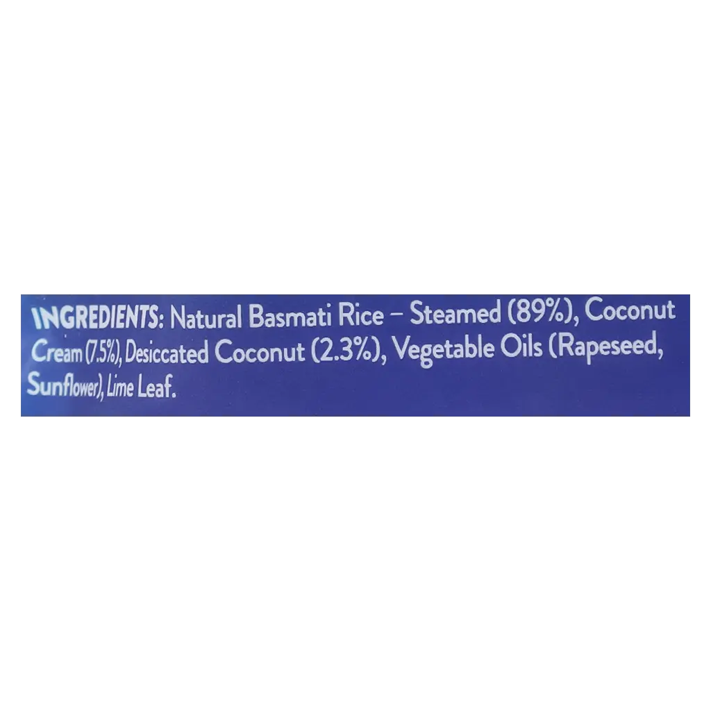 Tilda Steamed Coconut Basmati Rice 250G - view 3
