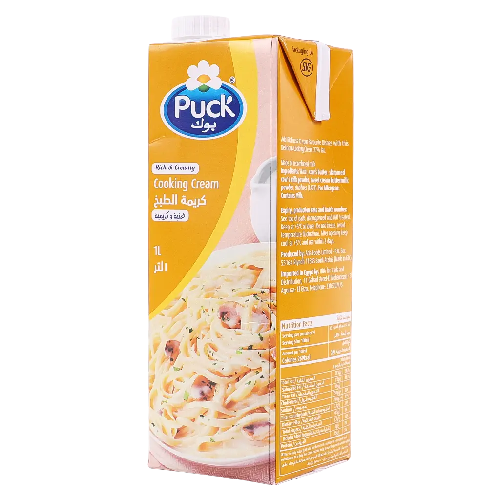 Puck Full Fat Cooking Cream 1 L - view 4