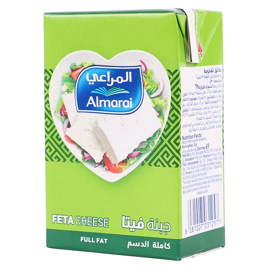 Almarai Full Fat Feta Cheese 400 gm